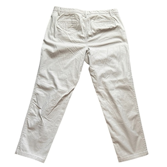 Talbots Cream Khaki Relaxed Chinos Trousers Pants - Picture 7 of 7